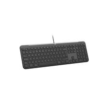 Logitech Signature Slim Wired K620 for Business, Teclado de tamaño Normal, USB-C Plug and Play, Estilo portátil, Teclas con Mecanismo de Tijera, Windows/Mac/Chrome/PC/portátiles - Grafito - QWERTY