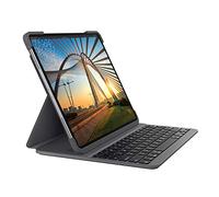 Logitech Slim Folio Pro para iPad Pro de 12.9 Pulgadas 3a y 4a generación, Disposición QWERTY Italiano, Gris