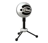 Micrófono - Blue Snowball, Con trípode, USB, PC, -10 dB, Negro