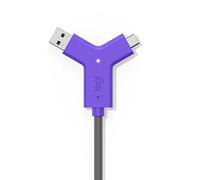 Logitech Swytch Hub - Transmisor/Receptor AV 4K (2xHDMI, SuperSpeed USB, 2xUSB-C) - Grafito