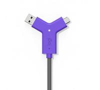 Logitech Swytch USB-C/USB 3.2/HDMI Morado