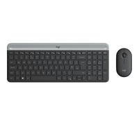 Logitech teclado+raton mk470 wireless grafito nano receptor/1000dpi/3 botones/esp 920-009198
