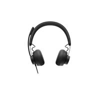 Logitech 981-000875 auricular y casco Auriculares Alámbrico Diadema Llamadas/Música USB Tipo C Grafito