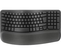 Logitech wave keys for business teclado rf wireless + bluetooth qwertz