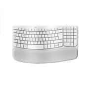 Logitech Wave Keys For Mac Tastiera Casa/ufficio Bluetooth Qwerty Inglese Uk Bianco (wave Keys Wless Keyboard Wht Uk) - Versione uk