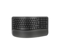 Logitech Wave Keys Wireless ergonómico Keyboard - FRA AZERTY
