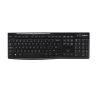 Logitech Wireless Keyboard K270 teclado RF inalámbrico AZERTY Belga Negro
