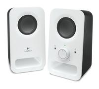 Logitech Z150, altavoz estéreo, Compacto, conexión jack de 3,5 mm, blanco