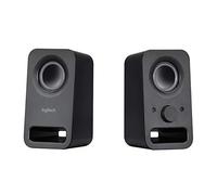 Logitech Z150 Sistema de Altavoces Compacto | Audio 3,5 mm, controles integrados, toma auriculares, enchufe EU, PC/Smartphone/Tablet/Reproductor - Negro