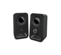 Logitech Z150 Sistema de Altavoces Compacto, Entrada Audio 3.5 mm, Controles Intregados, Toma Auriculares, Enchufe EU, Ordenador/Smartphone/Tablet/Reproductor de Música, Negro