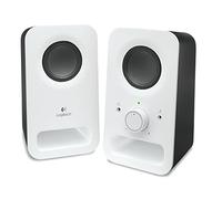 Logitech Z150 Sistema de Altavoces Compacto, Entrada Audio 3.5 mm, Controles Intregados, Toma Auriculares, Enchufe EU, Ordenador/Smartphone/Tablet/Reproductor de Música, Blanco