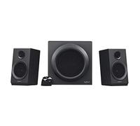 Logitech Z333 2.1 Sistema de Altavoces con Subwoofer, Sonido Impactante, 80 Vatios de Pico, Graves Potentes, Entradas de 3.5 mm/RCA, Enchufe EU, PC/PS4/Xbox/TV/Móvil/Tablet, Negro