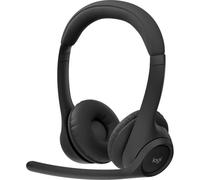 Logitech Zone 300, Auriculares con micrófono Bluetooth inalámbricos con cancelación de Ruido, compatibles con Windows, Mac, Chrome, Linux, iOS, iPadOS, Android - Negro