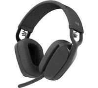 Logitech Zone Vibe 100 - Auriculares inalámbricos Ligeros con micrófono con cancelación de Ruido, Mac/PC, Color Gris