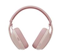 Logitech Zone Vibe Wireless - Auriculares con micrófono (circumaural, Bluetooth, inalámbrico, Adaptador USB-C a través de Bluetooth, Color Rosado, Certificado para Equipos de Microsoft)