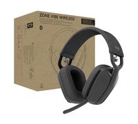 Logitech Zone Vibe Wireless Bluetooth Auriculares con micrófono con cancelación de Ruido, en Proceso de certificación para Microsoft Teams sobre Bluetooth Nativo, Mac/PC - Grafito