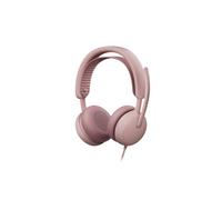 Logitech Zone Wired 2 Auriculares para empresa para Microsoft Teams, color: rosa claro