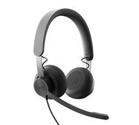 Logitech 981-000875 auricular y casco Auriculares Alámbrico Diadema Llamadas/Música USB Tipo C Grafito