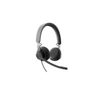 Logitech 981-000875 auricular y casco Auriculares Alámbrico Diadema Llamadas/Música USB Tipo C Grafito