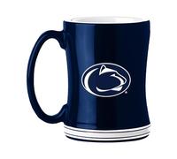 Logo Brands Penn State Nittany Lions - Taza de alivio de 14 onzas, taza con licencia oficial, logotipo 3D esculpido y colores del equipo, mango cómodo y acabado brillante para los fanáticos de los