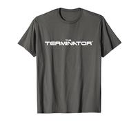 Logo Cinematográfico de Terminator Camiseta, Hombre, Asfalto, 3XL