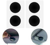 Logo cubierta juego de pegatinas para CO-DRIVER NO2, 4 piezas, en negro, compatible con OOONO Co Conductor N º 2, tiras adhesivas cubierta de marca