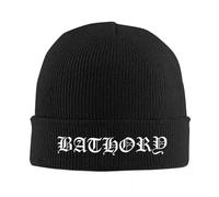 Logo de Bathory, Gorras de Punto, Gorros de Mujer de Hombre, Gorras de otoño e Invierno, Gorra de Banda de Hip Hop