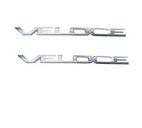 Logo de decoración de Letras de Coche Veloce, para Alfa Romeo Giulia Stelvio reemplazo 3D Logo de Pegatina de Coche,Silver