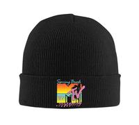 Logo de MTV Quiero mi Gorro de Punto cálido Boombox Gorros de otoño al Aire Libre Gorros para Calavera Unisex Sombrero Tejido