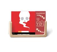 Logo Fumar Causa Muertes 2022 Calendario de escritorio Planificador 12 meses