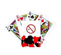 Logo No Smoking Art Deco Fashion Symbol Poker Playing Card Classic Game
