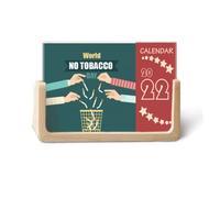 Logo Throw Away The Cigarette 2022 Calendario de escritorio planificador 12 meses