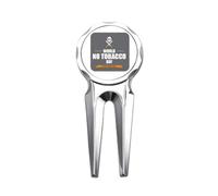 Logo World No Tobacoo Day No Smoking Golf Divot Tool Herramienta de reparación de marcador de pelota de golf
