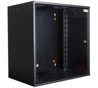 Logon rum12u40mnbl armario rack 12u bastidor de pared negro