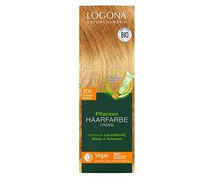 Logona 03002 coloración del cabello Rubio 150 ml - Coloración del cabello (Rubio, copper blonde, 150 ml, Pelo rubio, Brillo, Mujeres)