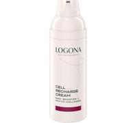 LOGONA Crema Facial Cell Recharge - RejuveNAD™, Fitocolágeno, Ácido Hialurónico, Karité Bio y Escualano - Piel Exigente y Madura - 50 ml