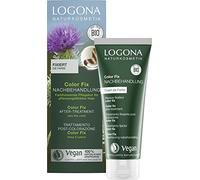 LOGONA Naturkosmetik Color Fix - Tratamiento post-tratamiento para tintes vegetales para el cabello, repara el cabello, vegano, pack de 2 unidades (2 x 100 ml), crema