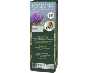 LOGONA Naturkosmetik Color Fix - Tratamiento post-tratamiento para tintes vegetales para el cabello, repara el cabello, vegano, pack de 2 unidades (2 x 100 ml), crema