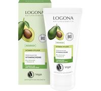 LOGONA Naturkosmetik NOURISH Crema de vitaminas de aguacate - 50 ml - Crema renovadora de células - con aguacate orgánico, vitamina E - crema facial rica - para piel muy seca