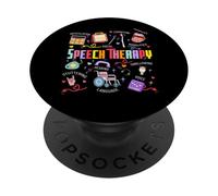 Logopedia Articulación Lenguaje Audición Cognición SLP PopSockets PopGrip Adhesivo