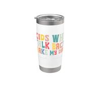 Logopedia Niños Comunicación Alegre Vaso térmico de acero inoxidable de doble pared