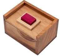 LOGOPLAY La Piedra Roja - Rompecabezas 3D de Madera - Juego de Pensar y Lógica - A partir de 6 Años