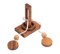 LOGOPLAY - Rompecabezas de Cuerda - Juego de Pensar - Juego de Lógica de Madera - A partir de 6 años