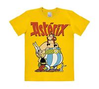 Logoshirt® Astérix el Galo I Astérix y Obélix I Camiseta Print I Mujer y Hombre I Manga Corta I Amarillo (041) I Diseño Original con Licencia I Talla M