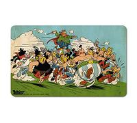 Logoshirt® Astérix I Obélix I Ataque I Tabla de desayuno I Tabla de cortar I 23x14cm I Lavable en lavavajillas y resistente al calor I Diseño Original con Licencia