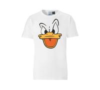LOGOSHIRT Camiseta 'Donald Duck' curry / naranja / blanco S curry / naranja / blanco