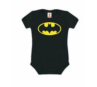 Logoshirt® DC Comics I Batman I Logo I Pelele I Body Estampado I Bebés I Niña y Niño I Negro | Diseño Original con Licencia I Talla 13-24 Meses