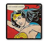 Logoshirt® DC Comics I I I Am Wonder Woman I Posavasos I Coaster I Corcho I 10x10cm I Impresión Duradera I Diseño Original con Licencia
