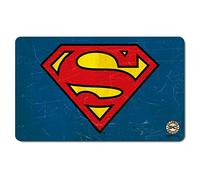 Logoshirt® DC Comics I Superman I Logo I Tabla de desayuno I Tabla de cortar I 23x14cm I Lavable en lavavajillas y resistente al calor I Diseño Original con Licencia