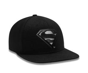 Logoshirt®️ DC Comics I Superman I Logo Negro I Gorra Snapback I Mujer y Hombre I Bordado 3D I Diseño Original con Licencia